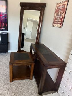 Wall Mirror/ Tables