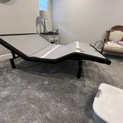 $200 OBO. LINAK ADJUSTABLE HEAD AND FOOT BED FOUNDATION. 