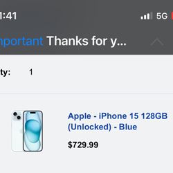 Brand New Sealed iPhone 15 128g Unlocked 