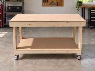Handmade mobile workbench  $195