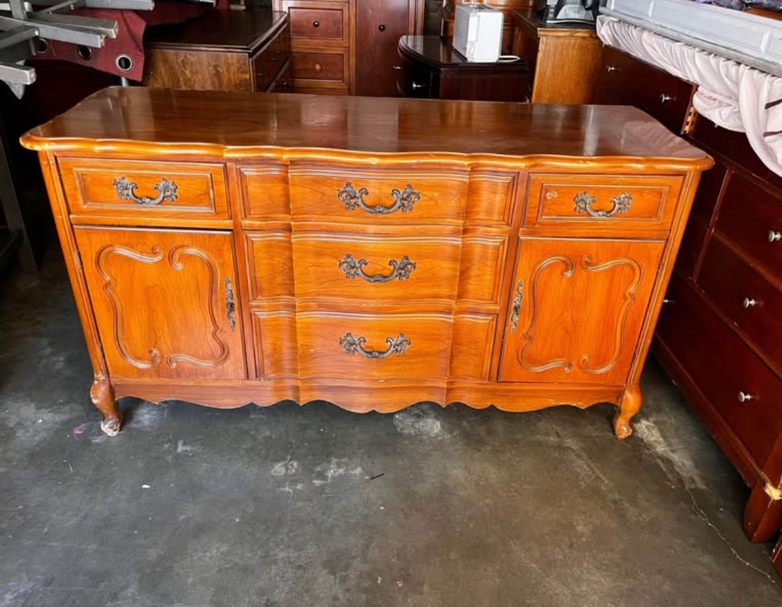 French Provincial Long Dresser 
