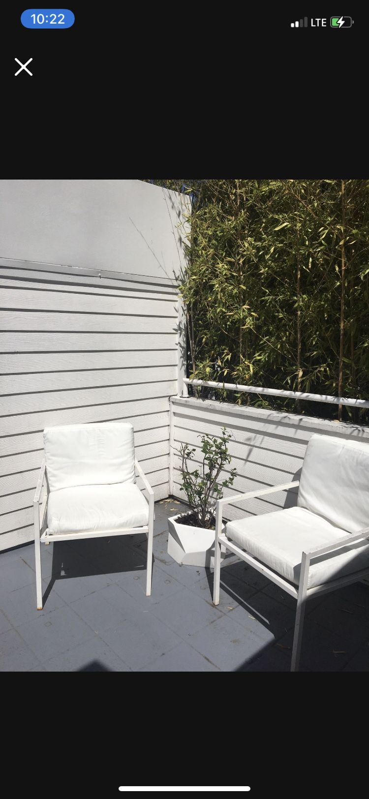 Modern Outdoor chair set