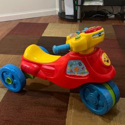 VTech 2-in-1 Learn & Zoom Motorbike Ride-On Toy