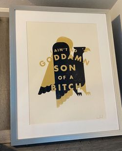 Large Art Print & Frame