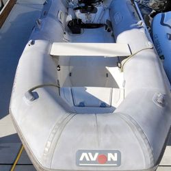 Avon 10ft Hard Bottom And Engine