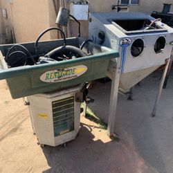 Renegade Heavy Duty Parts Washer & Skat Blast Sand Blasting Cabinet