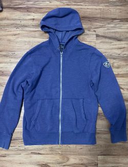American Eagle Outfitters Full Zip Hoodie Athletic Fit M Blue Casual