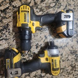 Dewalt 20v Drill & Battery's 