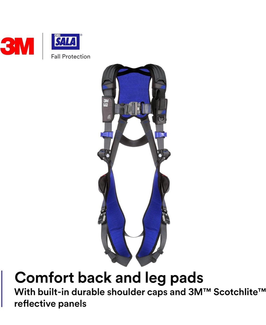 DBI-SALA ExoFit X300 Body Harness (contact info removed)9701, Size Large, Gray - 16324