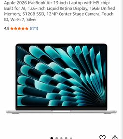 2026 MacBook Air M5-box open only