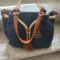 Blue Michael Kors Bag 