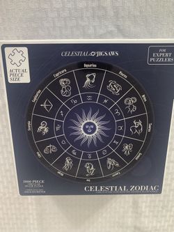 Celestial Zodiac Circular Jigsaw NEW