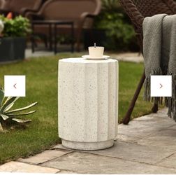 Outdoor Concrete  Side Table