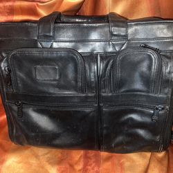 TUMI - Men’s Briefcase, Laptop Computer Bag, Leather Work