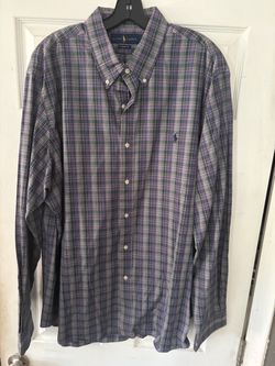 Ralph Lauren Classic Fit Plaid Button-Down Shirt