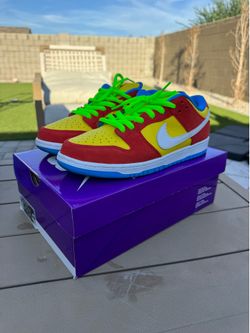 Nike SB Dunk Low Pro BART Simpson men’s US 10