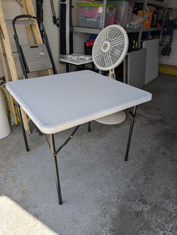 VECELO 34" Square Card Table