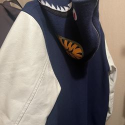 BAPE shark Varsity Jacket 