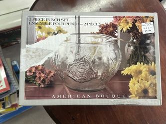 Glass Punch Bowl