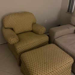 Sofa Chair With Ottoman 