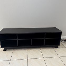 Modern Black TV Stand / Media Console – Delivery Available Today