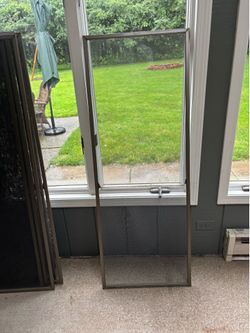12 Window screens and frames