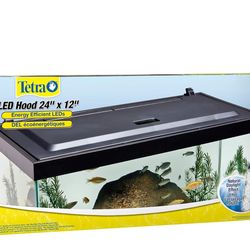 Tetra LED Aquarium Hood, Low Profile, Energy Efficient Hood With Lightingt