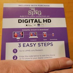 $4 DIGITAL MOVIE SING $4.00 OR TRADE FOR A MOVIE TITLE  I DO NOT ALREADY OWN.