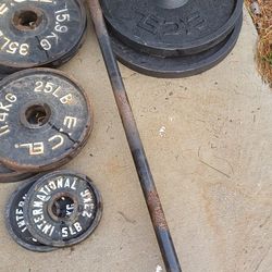 Olympic Plates And Barbell 