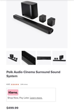 Polk sound system brand new still in box