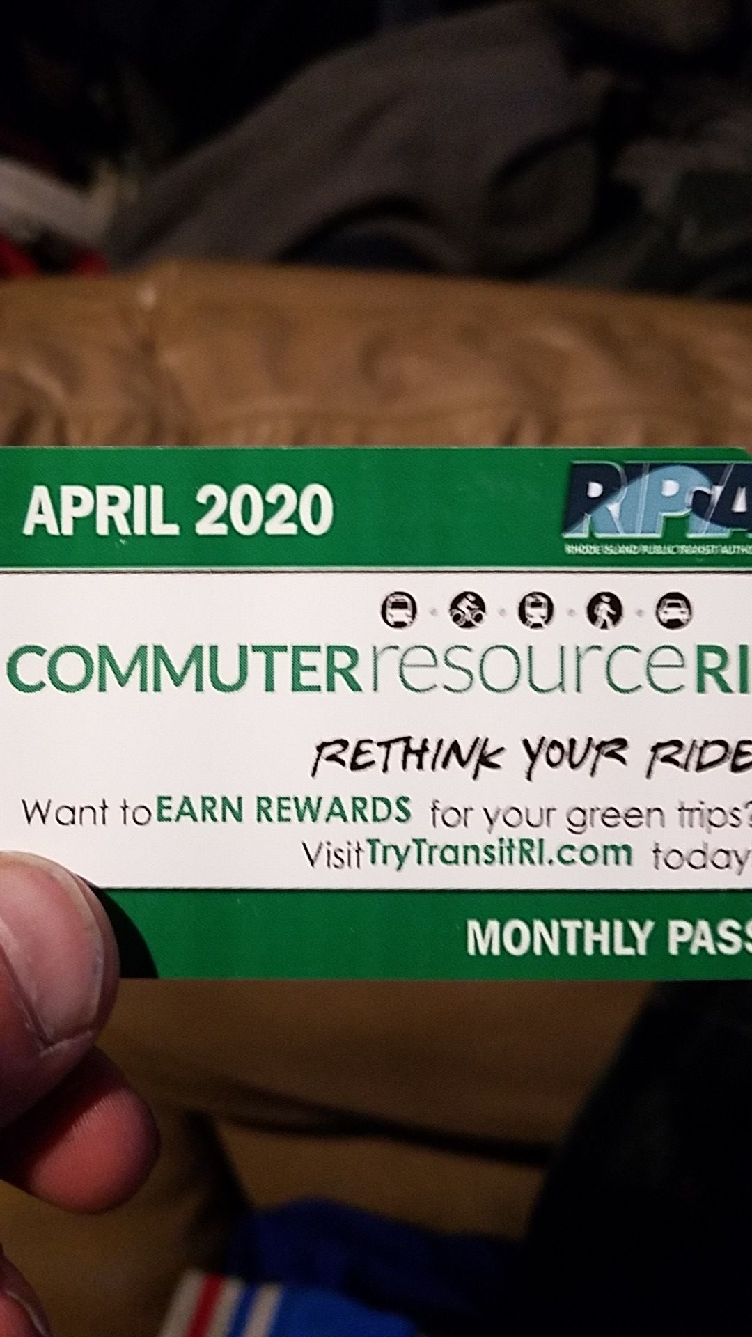 2 brand new April 2020 monthly bus passes