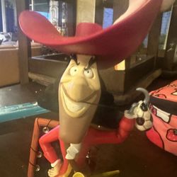 Disney’s Captain Hook Soccer Bobblehead Peter Pan Villian Figurine Collectible