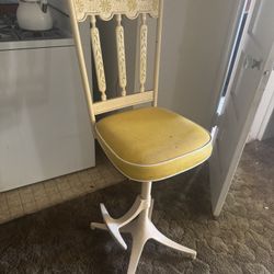 Vintage Cast Iron  Barstool