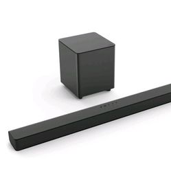 ⚡️Whs $140 VIZIO V-Series 2.1 Channel Sound Bar System Wireless Subwoofer 🆕