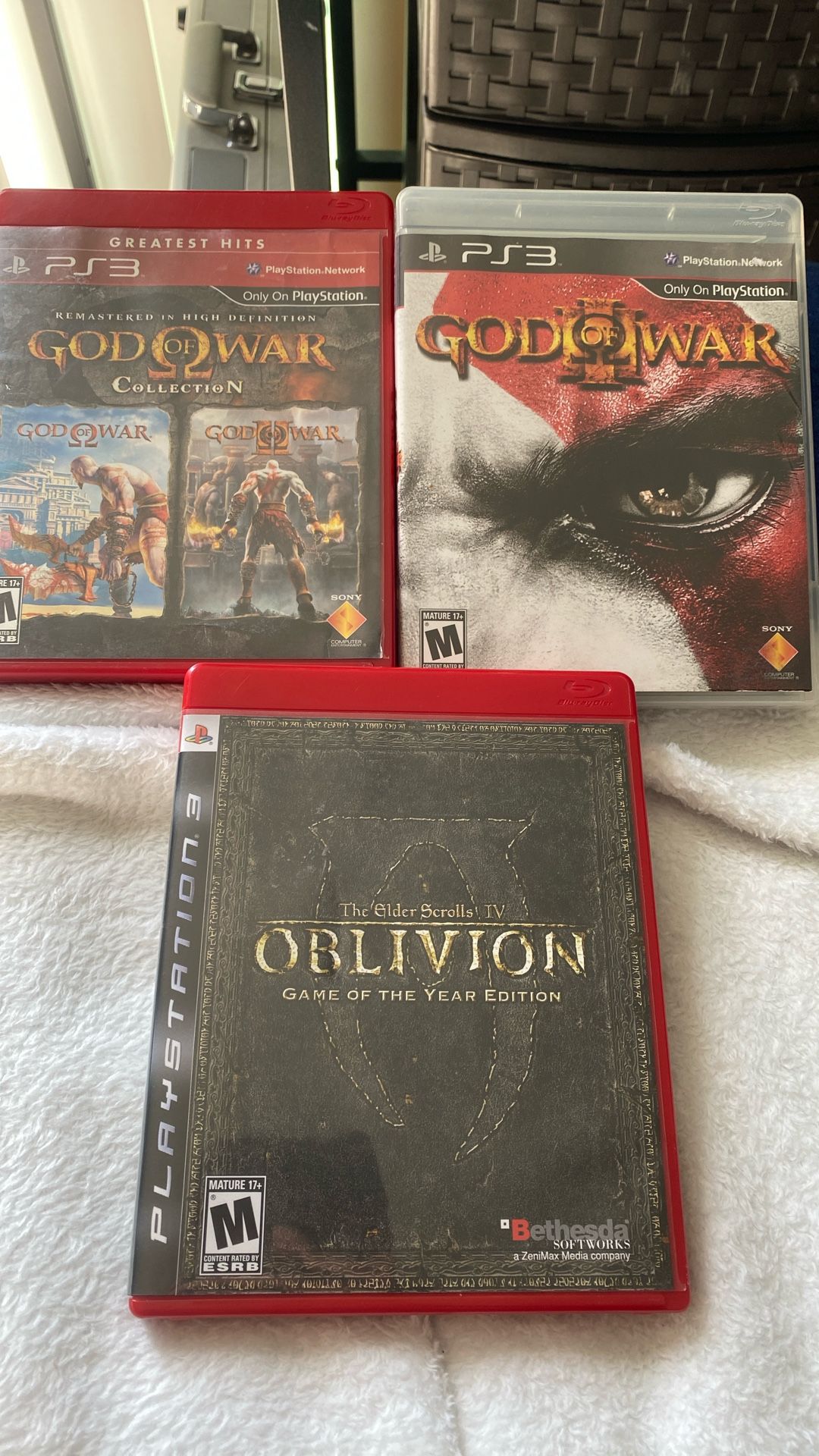 PlayStation 3 Games (God Of War) ( Oblivion)