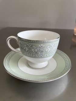 Leigh Shape Footed Cup & Saucer Set Juliet by WEDGWOOD