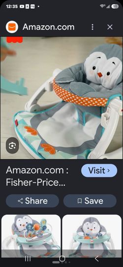 Fisher-Price Penguin Baby Bouncer Seat