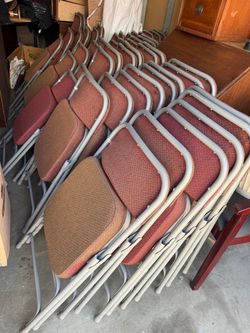 Padded Folding Chairs