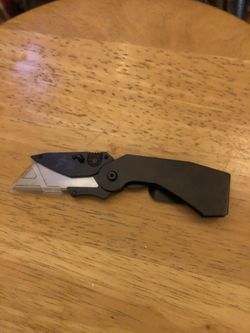 Black Utility Knife
