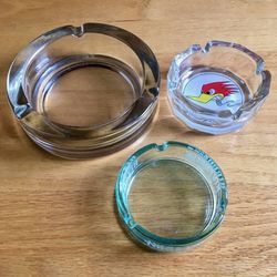 Lot of 3 Vintage Ashtrays