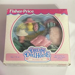 1996 Fisher Price Dream Dollhouse Decorator Set 
