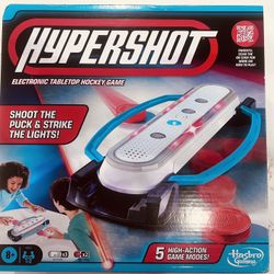 NEW Sealed Hypershot Electronic Tabletop Or Floor Hockey Game | 5 Games in 1 | Music, Lights, and Sounds