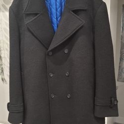 Hockerty Alpaca Wool Peacoat