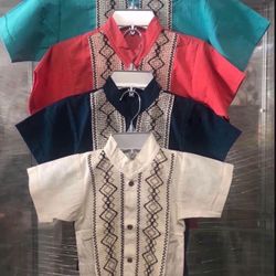 Boys Guayaberas - Boys  Mexican Shirts