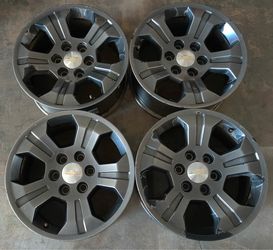 Silverado 18” Wheels with Center Caps