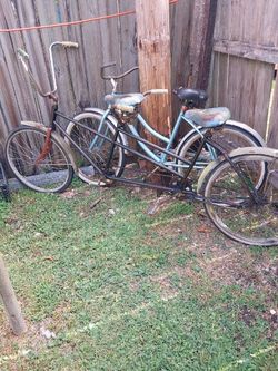 Two Theater Bikes/one Seater Bike