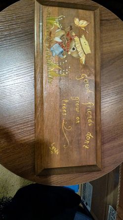 Vintage Wooden Wall Hanging 