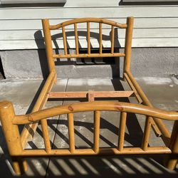 Rustic Log Bed (Full)