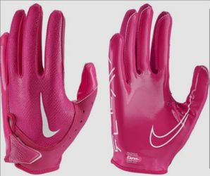 Brand New Nike Vapor Jet Football Gloves Triple Pink White Youth Kids Sizes Small, Medium, Large