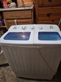 Costway twin tub washing machine portable